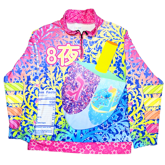 Chanukah Decora Quarter-Zip